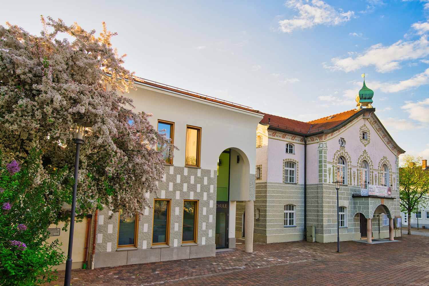 Der Erweiterungsbau von außen